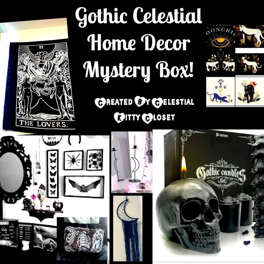 🌙⭐️Gothic Celestial Killstar Bohemian Home Decor Mystery Box⭐️🌙